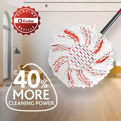 O-Cedar EasyWring Spin Mop Microfiber Refill (Pack of 4)