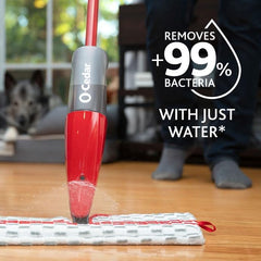 O-Cedar ProMist MAX Spray Mop, PMM with 2 Extra Refills, Red