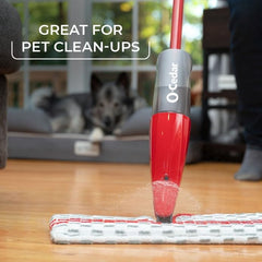 O-Cedar ProMist MAX Spray Mop, PMM with 2 Extra Refills, Red