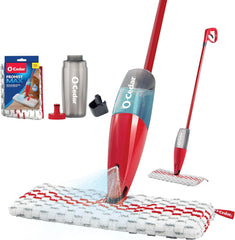 O-Cedar ProMist MAX Spray Mop, PMM with 2 Extra Refills, Red
