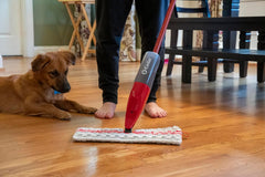O-Cedar ProMist MAX Spray Mop, PMM with 2 Extra Refills, Red