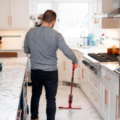 O-Cedar ProMist MAX Spray Mop, PMM with 2 Extra Refills, Red