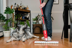 O-Cedar ProMist MAX Spray Mop, PMM with 2 Extra Refills, Red