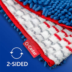 O-Cedar Hardwood Floor 'N More Microfiber Flip Mop , Blue