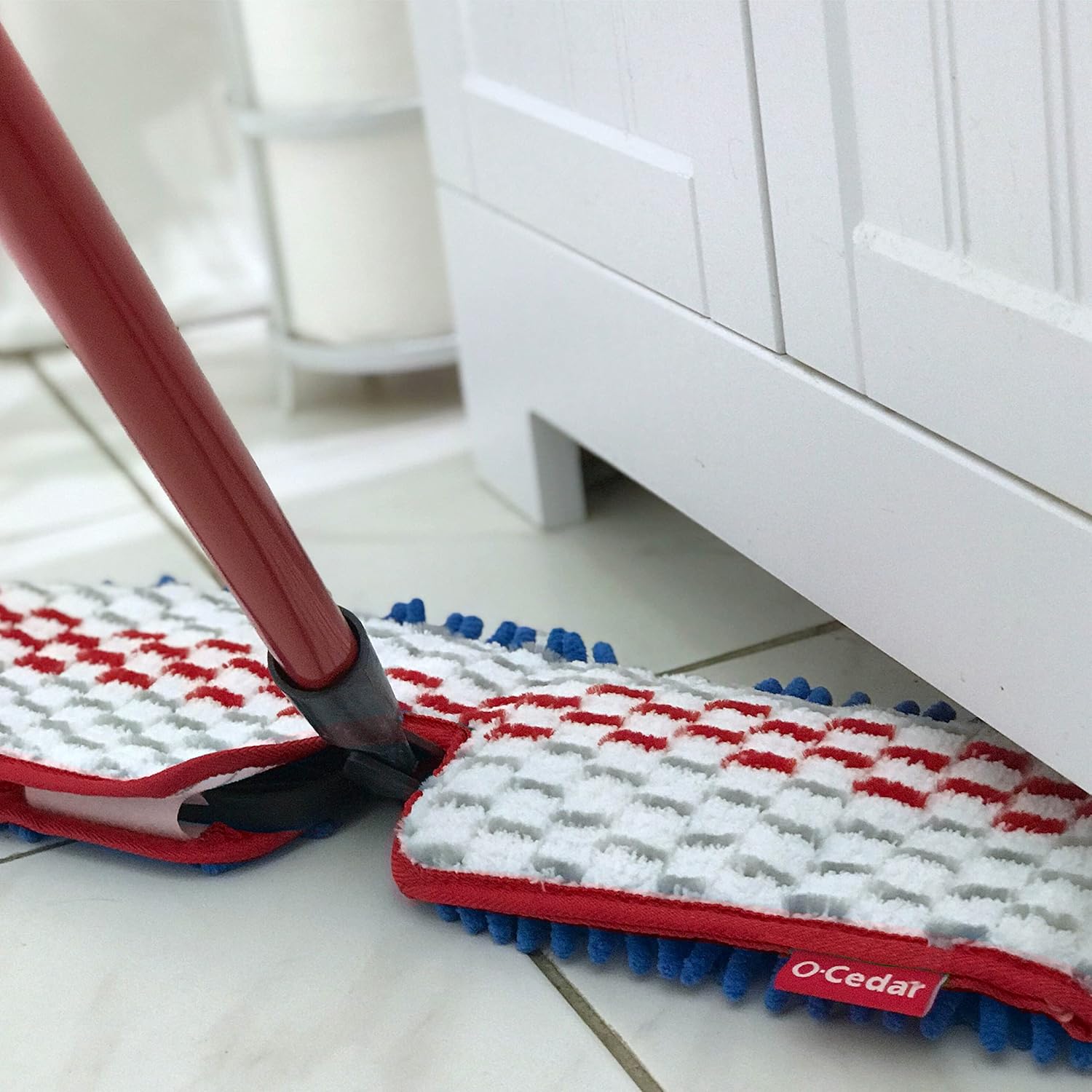O-Cedar Hardwood Floor 'N More Microfiber Flip Mop , Blue