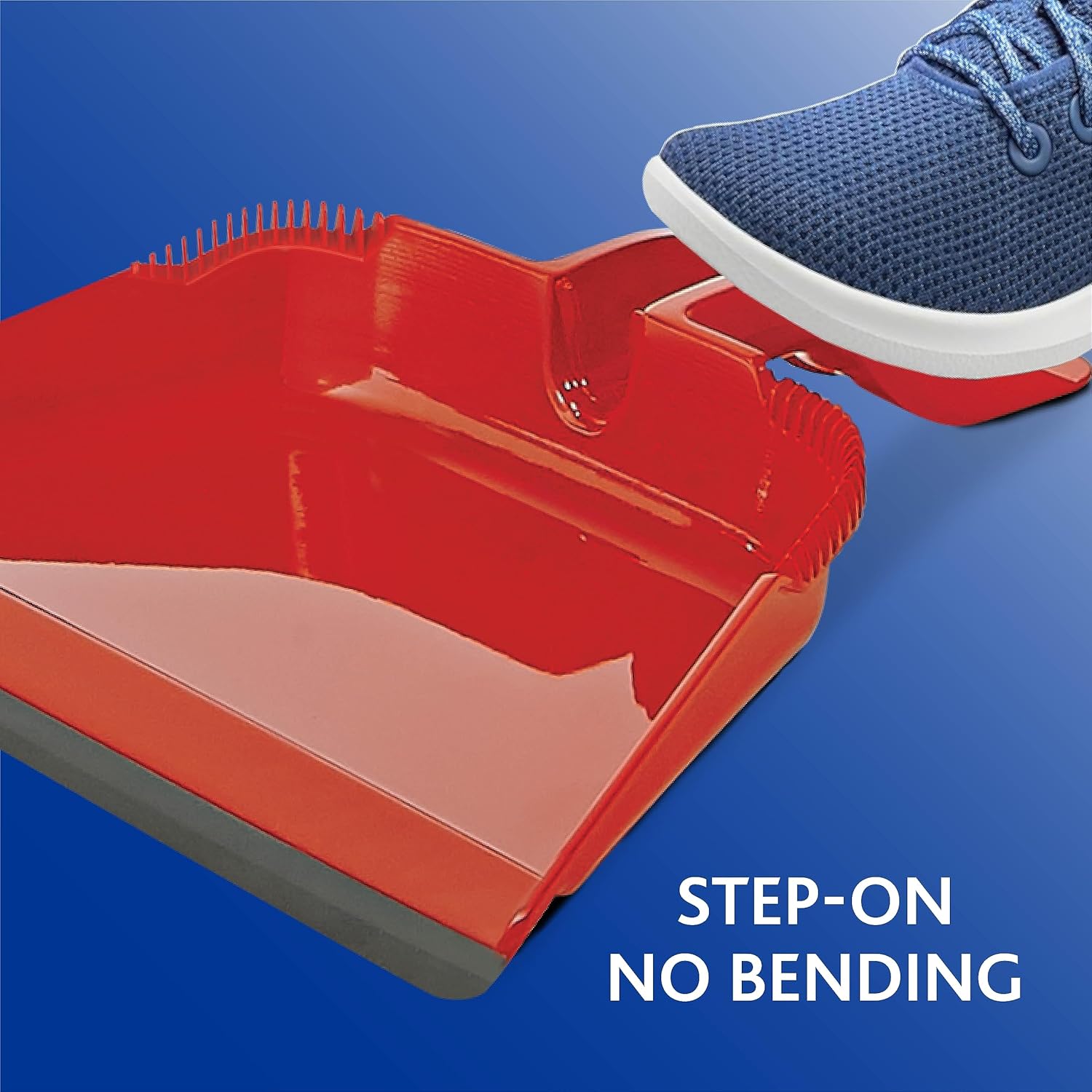 O-Cedar Pet Pro Broom with Step-On Dustpan | Remove 99% with One Sweep | DustPan Removes 3 Times More Pet Hair | Quiet Cleaning Tool for Cat and Dog Owners