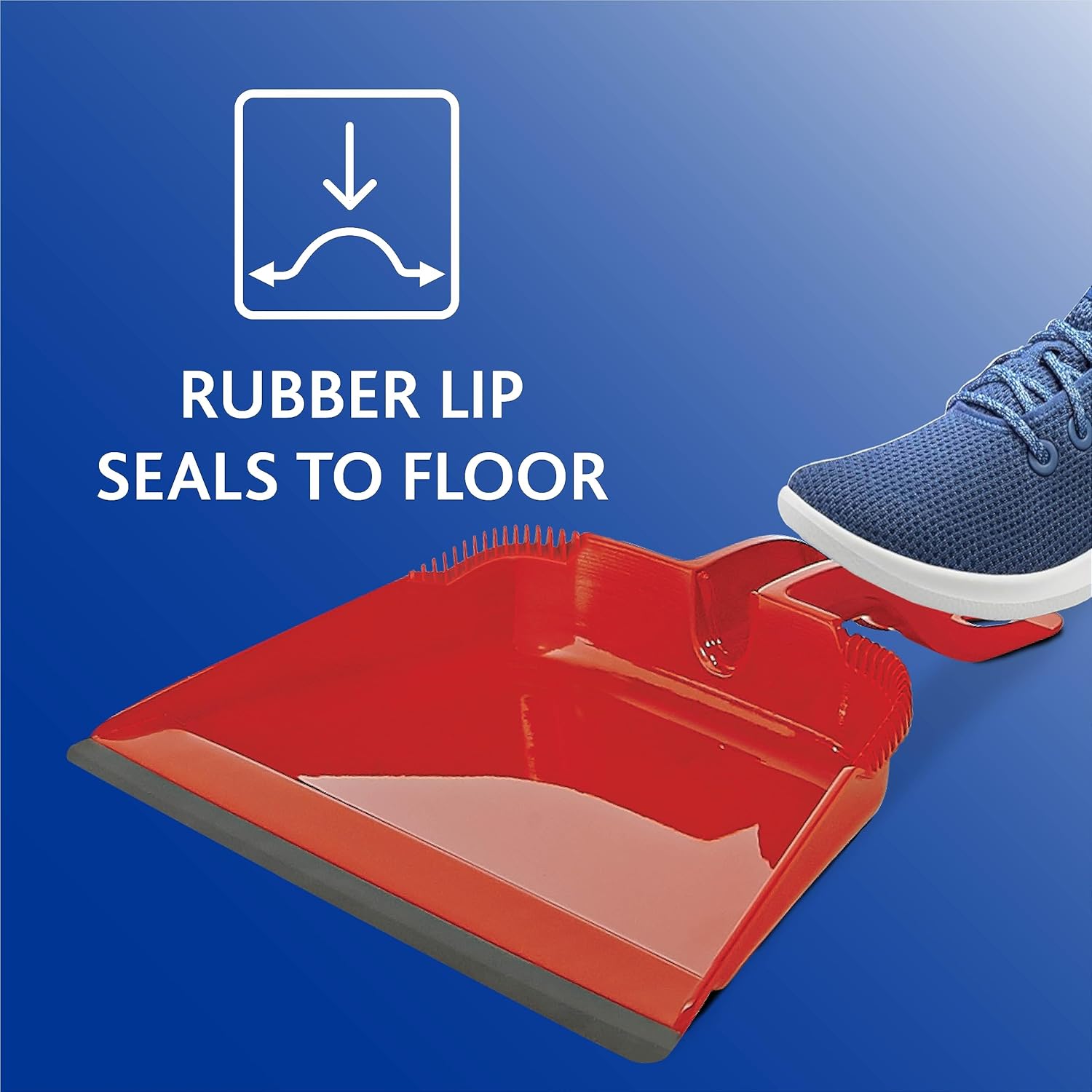 O-Cedar Pet Pro Broom with Step-On Dustpan | Remove 99% with One Sweep | DustPan Removes 3 Times More Pet Hair | Quiet Cleaning Tool for Cat and Dog Owners
